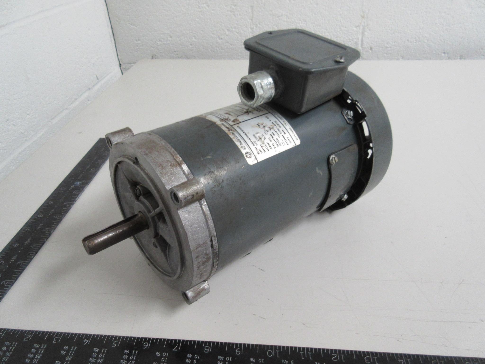 GE Industrial Systems 5BPA56KAG20B AC Motor 1/2 HP, 1725 RPM, Frame 56